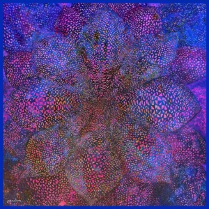 Pembe Lotus %100 İpek Eşarp
